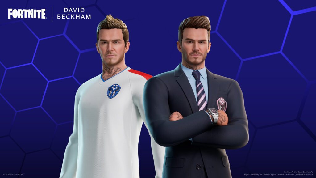 David Beckham llega a Fortnite con la mini