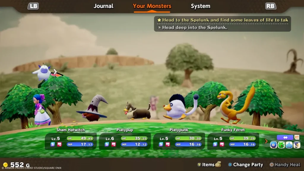 Detalles revelados de Dragon Quest Monsters: The Withered World