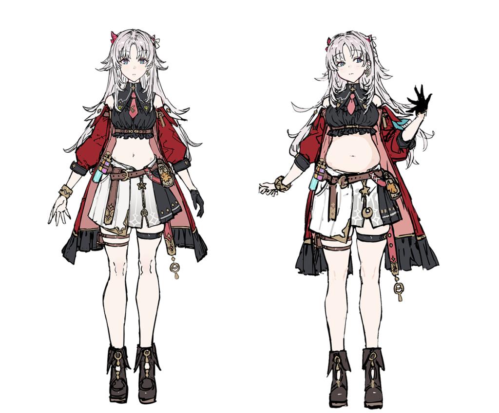 Encuesta de personajes y trajes de Atelier Karia antes del juego