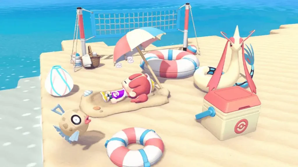Evento de Pokémon Pokopia: Feebas y Milotic regresan