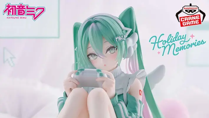 Hatsune Miku se convierte en gamer con nueva figura coleccionable