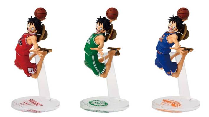 Lanzamiento de figuras One Piece x NBA Master Stars