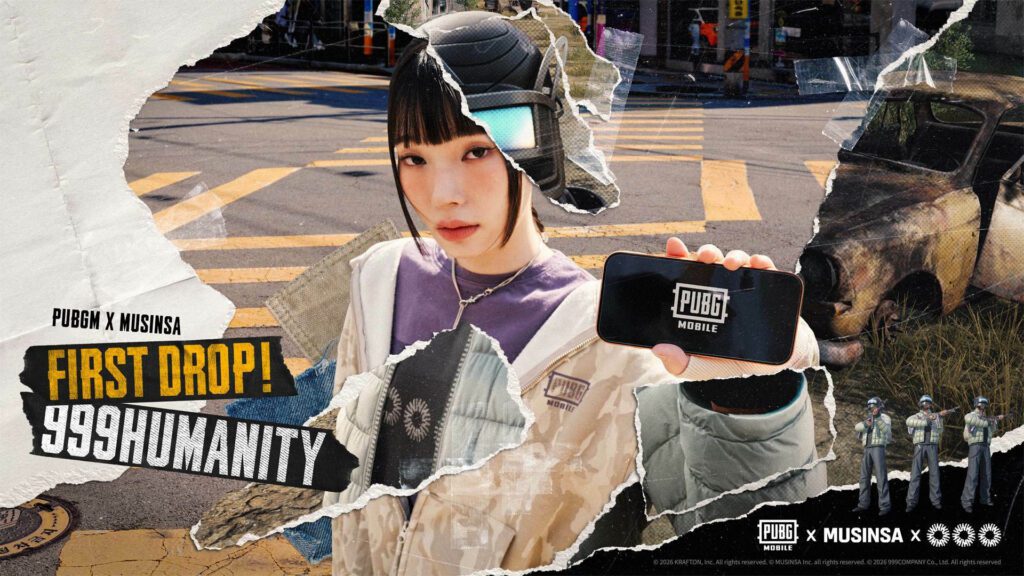 PUBG MOBILE se une a MUSINSA en la colaboración '999Humanity'