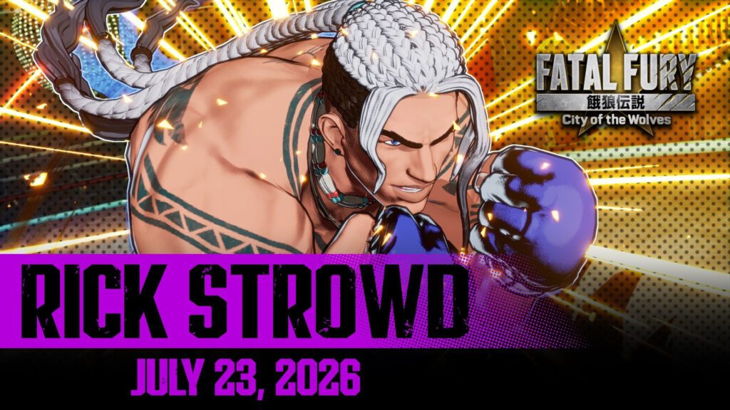 Rick Strowd llega a FATAL FURY: City of the Wolves DLC