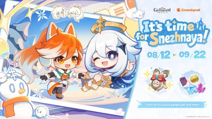 Colaboración Genshin Impact y Crunchyroll trae cosméticos exclusivos