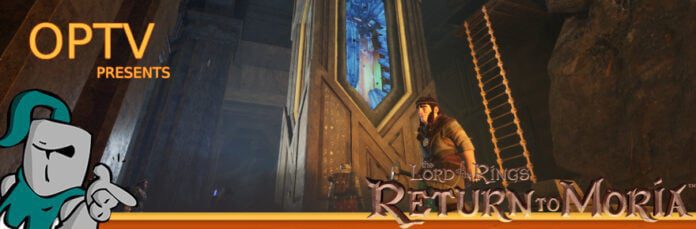 Explora monumentos y comerciantes en Return to Moria