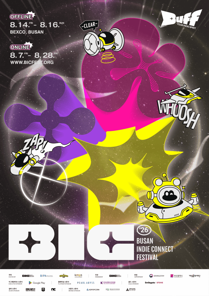 Indie Games del Mundo llegan a Busan para el BIC 2026