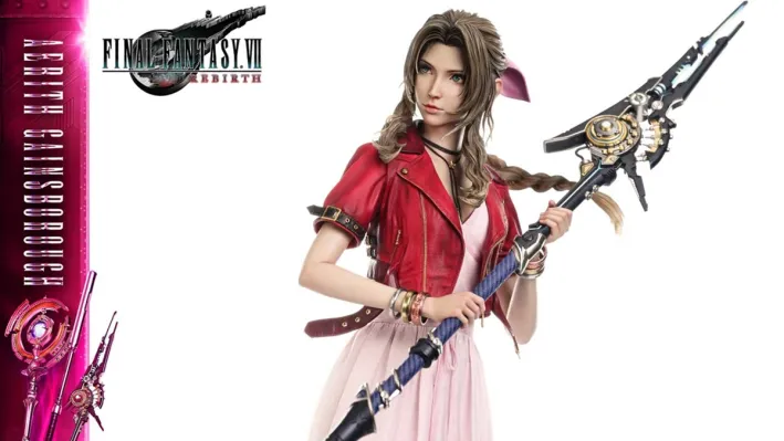 Nueva figura de Aerith de FFVII Rebirth cuesta $2,200