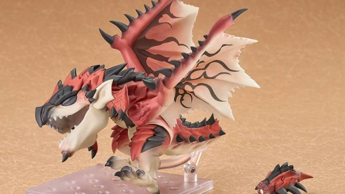 Rathalos Nendoroid de Monster Hunter con cola desmontable