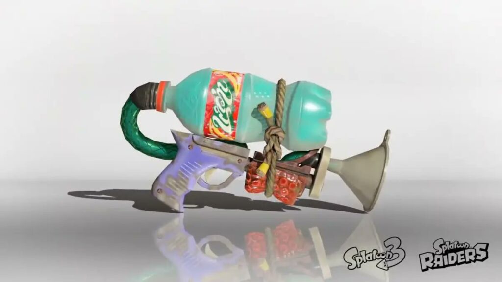 Splatoon 3 lanza la nueva Splattershot de botella plástica