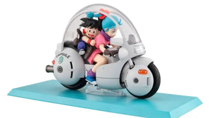 Vuelve la figura de Bulma y Goku en moto de Dragon Ball