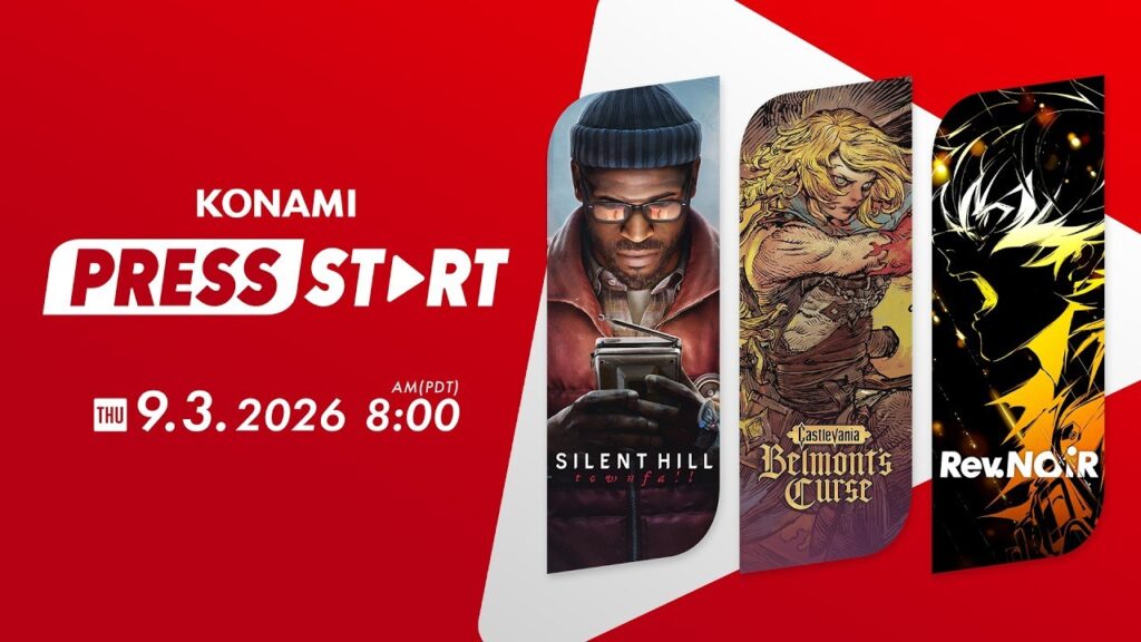 Konami Press Start Stream Covers Castlevania, Silent Hill, and Rev.Noir