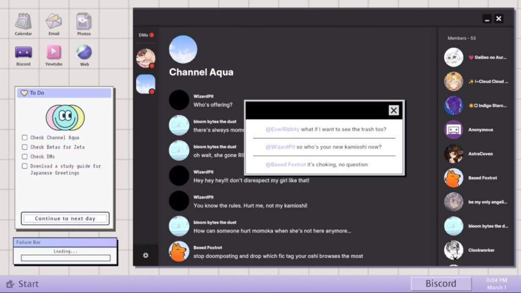 Preview: The Mystic Messenger Influence on Lovebyte.exe Is Clear 